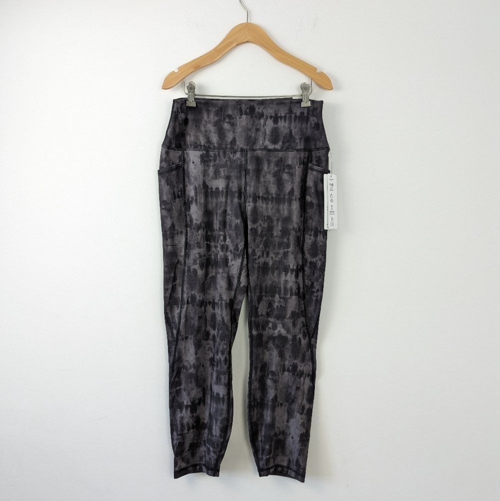 Women's Reebok Active High Waisted Ankle Length Leggings, Size XL